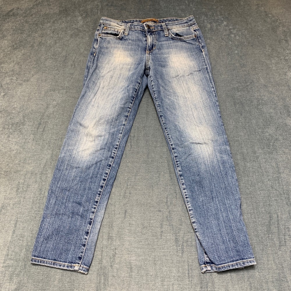 Joe's Jeans Womens W27 Blue Denim Medium Wash 5-Pockets Ankle Straight Leg